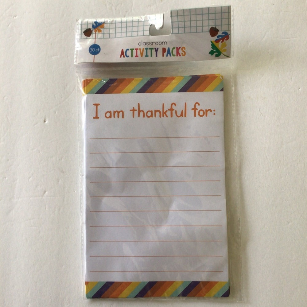 TEACHER SUPPLY GRATEFUL CARDS NWT THANKSGIVING